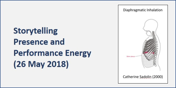 Storytelling presence and performance energy